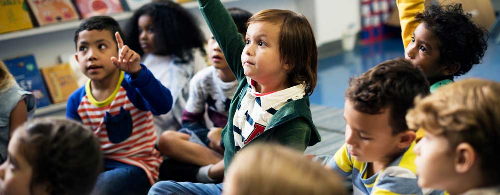 Children gain from the social experience of being part of a group.